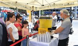 O şehirde limonatalar belediyeden