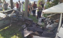 Otomobil ikiye bölündü: 1 ölü, 1 yaralı