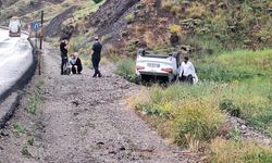 Otomobil takla attı: 3 yaralı