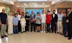 Sivas BİLSEM öğrencilerine tebrik