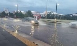 Sivas'ta üniversite çevresi göl oldu