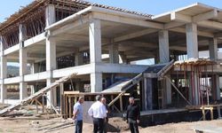 Sivas'ta inşaat halindeki camilere ziyaret