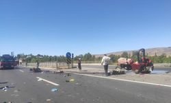 Sivas'ta motosiklet ile traktör çarpıştı: 1 ölü