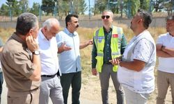 Sivas Temeltepe'de yeni yol çalışması