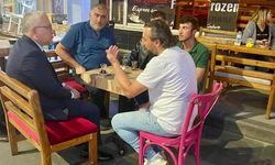 Sivas Valisi'nden çay sohbeti