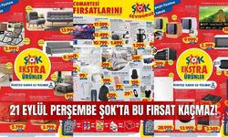 21 Eylül ŞOK Market Kataloğu, ŞOK Aktüel 21 Eylül  Cumartesi Ürün Kataloğu