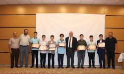 Sivas'ta hafızlar belgelerini aldı