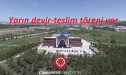 Sivas üniversitesinde devir-teslim var