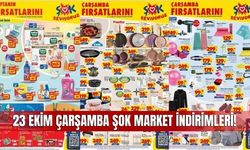 23 Ekim ŞOK Market Kataloğu, ŞOK Aktüel 23 Ekim Çarşamba Ürün Kataloğu