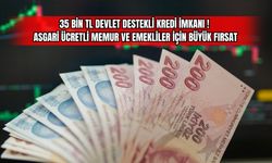 35 Bin TL Devlet Destekli Kredi İmkanı! Asgari Ücretli, Memur ve Emekliler İçin Büyük Fırsat