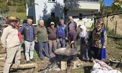 Armut pekmezi yapımı başladı