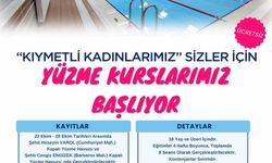 Kadınlara ücretsiz yüzme kursu
