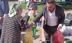 Sivas pazarcılarından halka destek