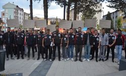 Sivas'ta motosikletçilerden şiddete tepki