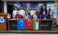 Sivas'ta sendikalardan Filistin desteği
