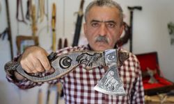 Sivaslı usta çeliğe destan işledi