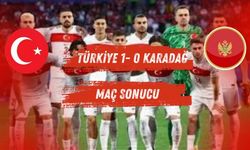 Türkiye: 1 - Karadağ: 0 Maç sonucu