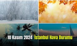 10 Kasım 2024 İstanbul Hava Durumu