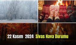 22 Kasım 2024 Sivas Hava Durumu
