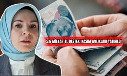 5,6 Milyar TL Destek! Kasım Aylıkları Yatırıldı