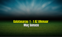 AZ Alkmaar: 1 - Galatasaray: 1 Maç sonucu