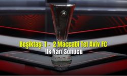 Beşiktaş: 1 -  2 Maccabi Tel Aviv FC  İlk Yarı Sonucu