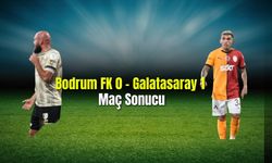 Bodrum FK: 0 - Galatasaray: 1 Maç sonucu