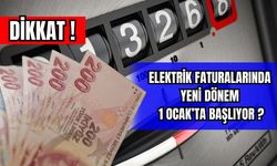 Elektrik Faturalarında Yeni Dönem 1 Ocak'ta Başlıyor !