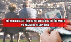 Milyonlarca Aile İçin Beklenen Gün Geldi Ödemeler 24 Kasım'da Hesaplarda