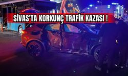Sivas'ta Korkunç Trafik Kazası!