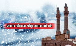 Sivas'ta Yoğun Kar Yağışı! Okullar Tatil mi? 