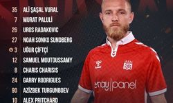 Sivasspor'da Manaj yedekte
