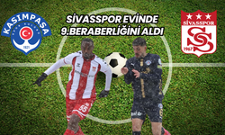 Sivasspor evinde 9.beraberliğini aldı