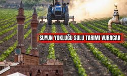 Suyun yokluğu sulu tarımı vuracak