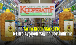 Tarım Kredi Market'te 5 Litre Ayçiçek Yağına Dev İndirim!