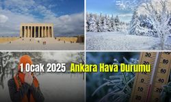 1 Ocak 2025  Ankara Hava Durumu 