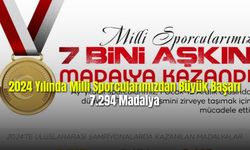2024 Yılında Milli Sporcularımızdan Büyük Başarı 7.294 Madalya