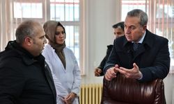 Başkan'dan su arıtmaya ziyaret