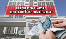 Çevre Bakanlığı 1331 Personel Alacak! 