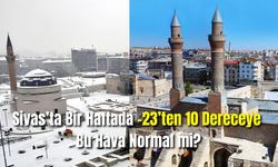 Sivas'ta Bir Haftada -23'ten 10 Dereceye Bu Hava Normal mi?