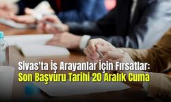 Sivas'ta Özel Sektör İş İlanları: Makineci, Elektrikçi, Pompacı Alınacak