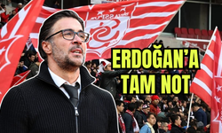 Sivasspor taraftarından Erdoğan'a tam not
