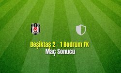 Beşiktaş 2 - 1 Bodrum FK  Maç Sonucu