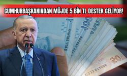 Cumhurbaşkanından Müjde 5 Bin TL Destek Geliyor!