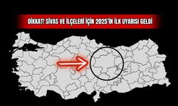Dikkat! Sivas ve İlçeleri İçin 2025'in İlk Uyarısı Geldi  