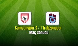 Samsunspor 2 - 1 Trabzonspor  Maç Sonucu