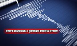 Sivas'ın Komşusunda 4 Şiddetinde Korkutan Deprem!