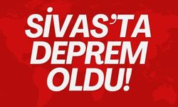 Sivas'ta 3.9 büyüklüğünde deprem