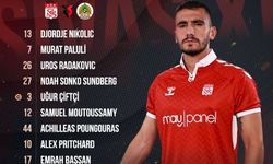 Sivasspor, Alanya'ya bu kadroyla çıkıyor