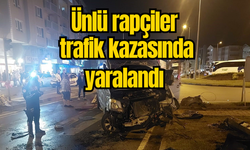Ünlü rapçiler Canbay ve Wolker trafik kazasında yaralandı
